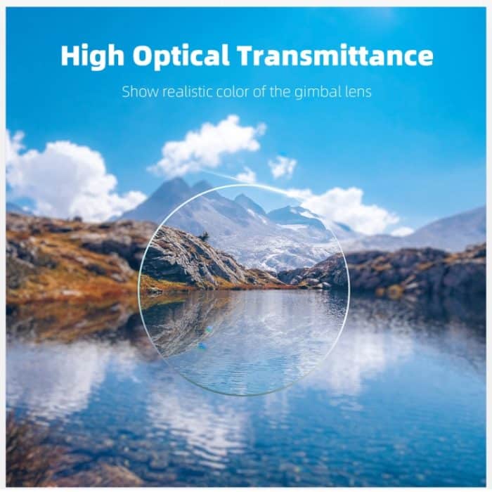 Für DJI Neo Sunnylife 2 Stück Drohnenlinsenfolie aus gehärtetem Glas – Bild 3