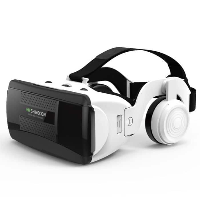 VR SHINECON G06EB Virtual Reality 3D-Videobrille, geeignet für 4,7 Zoll - 6,1 Zoll Smartphones mit HiFi-Headset, G06EB – Bild 1