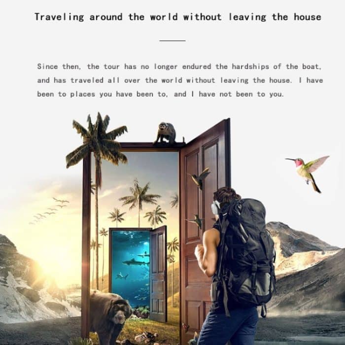 VR SHINECON G06EB Virtual Reality 3D-Videobrille, geeignet für 4,7 Zoll - 6,1 Zoll Smartphones mit HiFi-Headset, G06EB – Bild 7