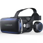 VR SHINECON G04E Virtual Reality 3D-Videobrille, geeignet für 3,5 Zoll - 6,0 Zoll Smartphones mit HiFi-Headset