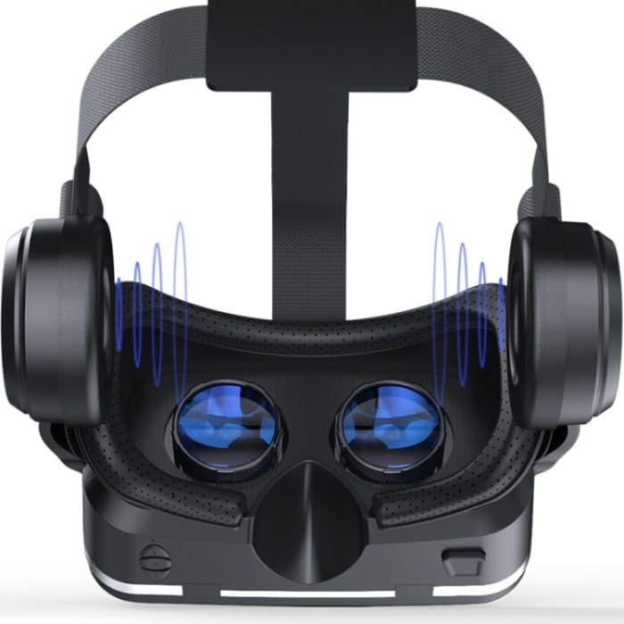 VR SHINECON G04E Virtual Reality 3D-Videobrille, geeignet für 3,5 Zoll - 6,0 Zoll Smartphones mit HiFi-Headset – Bild 6
