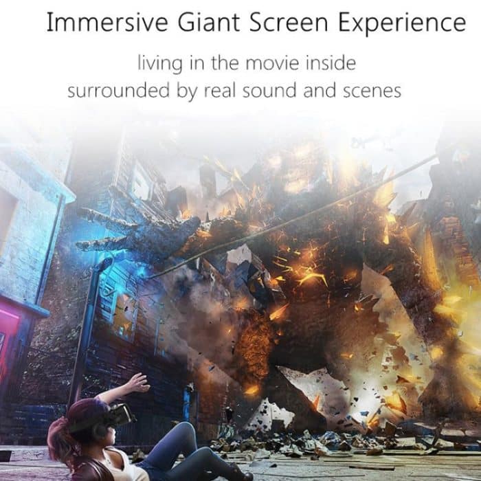 VR SHINECON G04E Virtual Reality 3D-Videobrille, geeignet für 3,5 Zoll - 6,0 Zoll Smartphones mit HiFi-Headset – Bild 10
