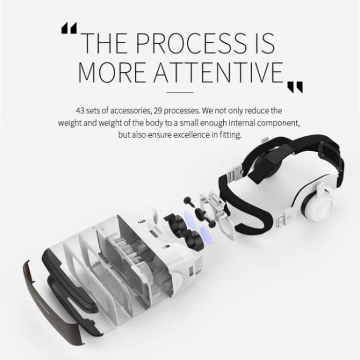 VR SHINECON G06E Virtual Reality 3D-Videobrille, geeignet für 4,7 Zoll - 6,1 Zoll Smartphones mit Headset, G06E – Bild 16