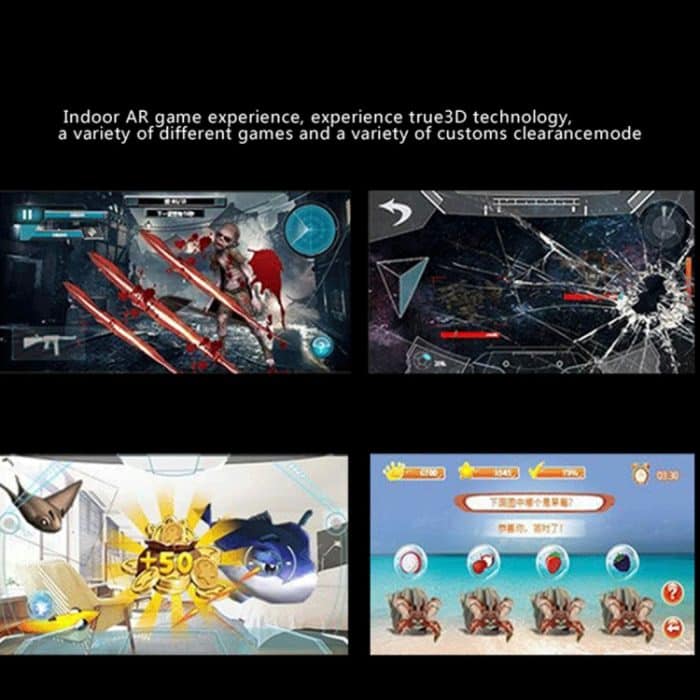 XiiZone AR-587 Mehrfarbige Wasserpistole aus weichem Kristall Bluetooth AR Shooting Game Gun – Bild 6