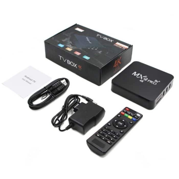 MXQ 4K Full HD Media Player RK3229 Quad Core KODI Android 9.0 TV-Box mit Fernbedienung, RAM: 1 GB, ROM: 8 GB, unterstützt HDMI, WLAN, Miracast, DLNA – Bild 4