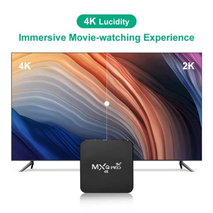 MXQ 4K Full HD Media Player RK3229 Quad Core KODI Android 9.0 TV-Box mit Fernbedienung, RAM: 1 GB, ROM: 8 GB, unterstützt HDMI, WLAN, Miracast, DLNA – Bild 6