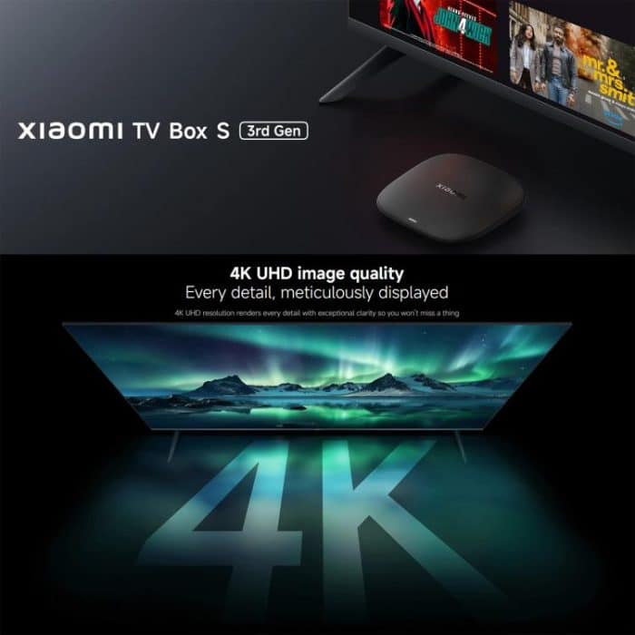 Xiaomi TV Box S 3rd Gen 4K Ultra HD Google TV Smart TV Box Media Player, Quad-Core, 2GB+32GB, Global Version, TV Box S 3rd Gen – Bild 3