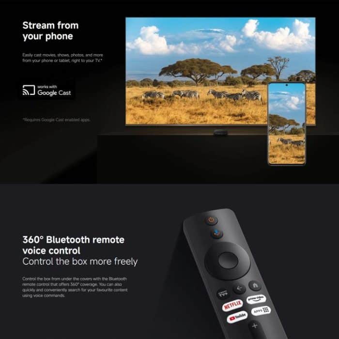 Xiaomi TV Box S 3rd Gen 4K Ultra HD Google TV Smart TV Box Media Player, Quad-Core, 2GB+32GB, Global Version, TV Box S 3rd Gen – Bild 9