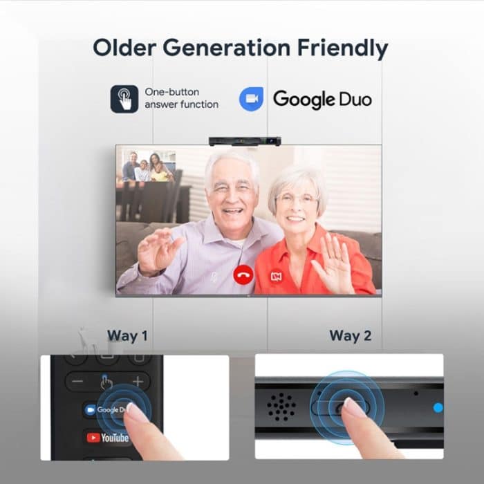 MECOOL KA2 Videoanrufe auf dem Fernseher, Android 10.0 Smart-TV-Box mit Fernbedienung, Amlogic S905X4 Quad Core Cortex A35, 2 GB + 16 GB, Dualband/Ethernet/Kamera, KA2 2GB+16GB – Bild 7