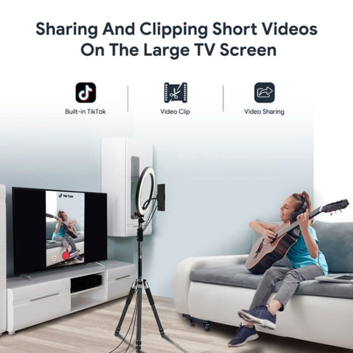 MECOOL KA2 Videoanrufe auf dem Fernseher, Android 10.0 Smart-TV-Box mit Fernbedienung, Amlogic S905X4 Quad Core Cortex A35, 4 GB + 64 GB, Dualband/Ethernet/Kamera, KA2 4GB+64GB – Bild 8