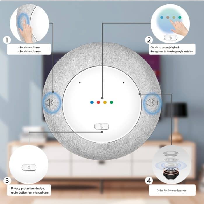 MECOOL KA1 Smart TV-Lautsprecher Android 11 TV-Box mit Fernbedienung, Amlogic S905X4 Quad Core Cortex-A55, 4 GB + 32 GB, Dualband / Bluetooth / Ethernet / OTT, KA1-OTT – Bild 9