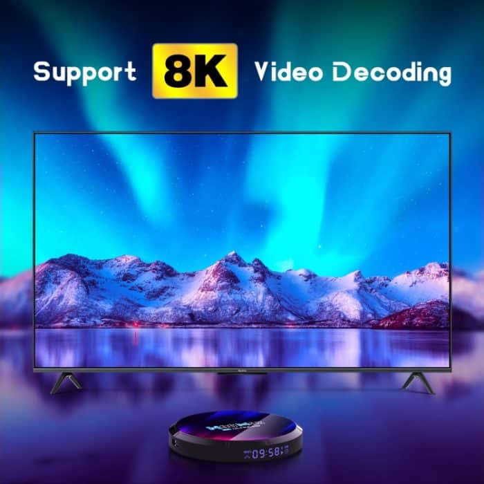 H96 Max 8K Ultra HD Smart TV Box Android 13.0 Media Player mit Fernbedienung, RK3528 Quad-Core, 2 GB + 16 GB, 2GB+16GB – Bild 6