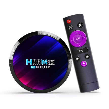 H96 Max 8K Ultra HD Smart TV Box Android 13.0 Media Player mit Fernbedienung, RK3528 Quad-Core, 4 GB + 32 GB, 4GB+32GB