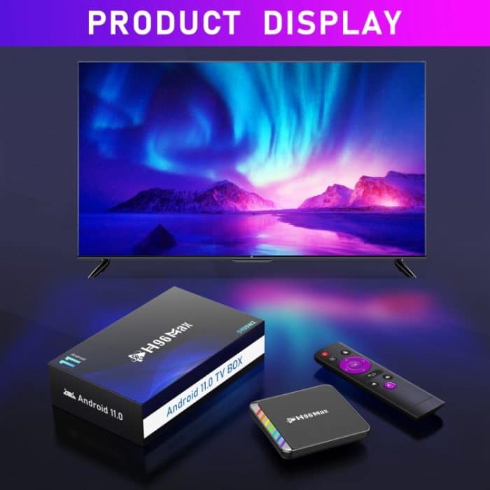 H96 Max W2 4K Ultra HD Android 11.0 Smart-TV-Box mit Fernbedienung, Amlogic S905W2 Quad-Core, 4 GB + 32 GB, 4GB+32GB – Bild 15