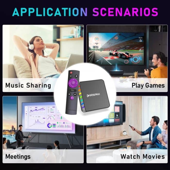 H96 Max W2 4K Ultra HD Android 11.0 Smart-TV-Box mit Fernbedienung, Amlogic S905W2 Quad-Core, 4 GB + 32 GB, 4GB+32GB – Bild 10