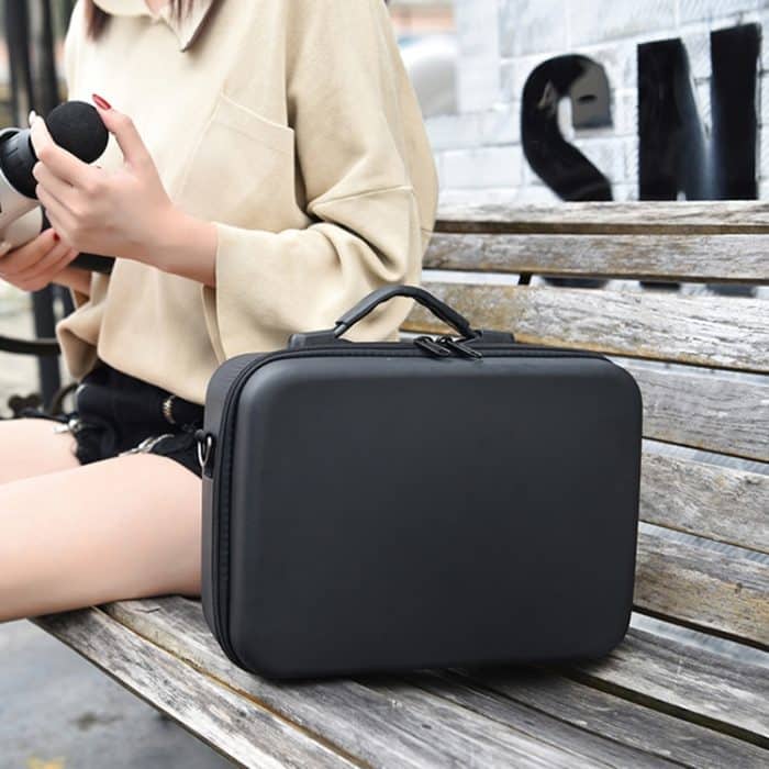 LS4456 Tragbare Drohne PU Schulter Aufbewahrungstasche Handtasche für DJI Mavic Mini 2, Black + Black Liner, Black + Red Liner – Bild 4