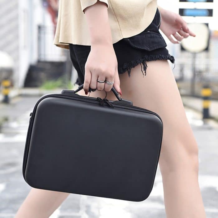 LS4456 Tragbare Drohne PU Schulter Aufbewahrungstasche Handtasche für DJI Mavic Mini 2, Black + Black Liner, Black + Red Liner – Bild 5