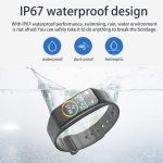 B1 0,96 Zoll Farbbildschirm IP67 wasserdichte Smartwatch, unterstützt Schlafüberwachung / Herzfrequenzüberwachung / Blutdrucküberwachung – Bild 5