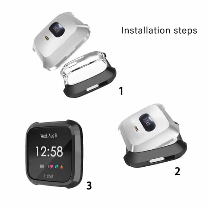 Für Fitbit Versa Lite Smart Watch Vollständige Beschichtung aus TPU-Schutzhülle – Bild 6