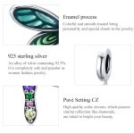 S925 Sterling Silber Shiny Dragonfly Anhänger DIY Armband Halskette Zubehör – Bild 5