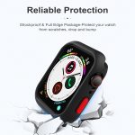 Schutzhülle mit Silikonrahmen für Apple Watch Series 6 & SE & 5 & 4 44 mm – Bild 6