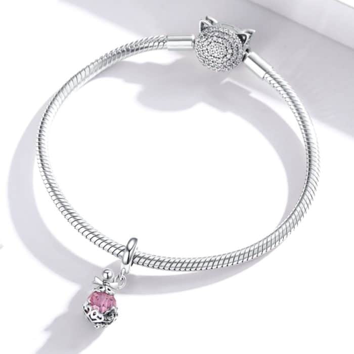 S925 Sterling Silber Parfüm Flasche Anhänger DIY Armband Halskette Zubehör – Bild 7