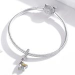 S925 Sterling Silber niedlichen Alpaka Anhänger DIY Armband Halskette Zubehör – Bild 7