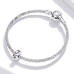 S925 Sterling Silber Shining Love Perlen DIY Armband Halskette Zubehör – Bild 7