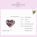 S925 Sterling Silber Warme Familie Liebe Perlen DIY Armband Halskette Zubehör – Bild 4