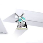 S925 Sterling Silber Dutch Windmills Perlen DIY Armband Halskette Zubehör – Bild 2