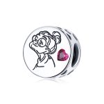 S925 Sterling Silber Buchstaben Blumen Perlen DIY Armband Halskette Zubehör