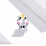 S925 Sterling Silber Gentle Frog Prince Perlen DIY Armband Halskette Zubehör – Bild 2