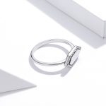 Damenring mit glänzender Geometrie aus S925-Sterlingsilber – Bild 4