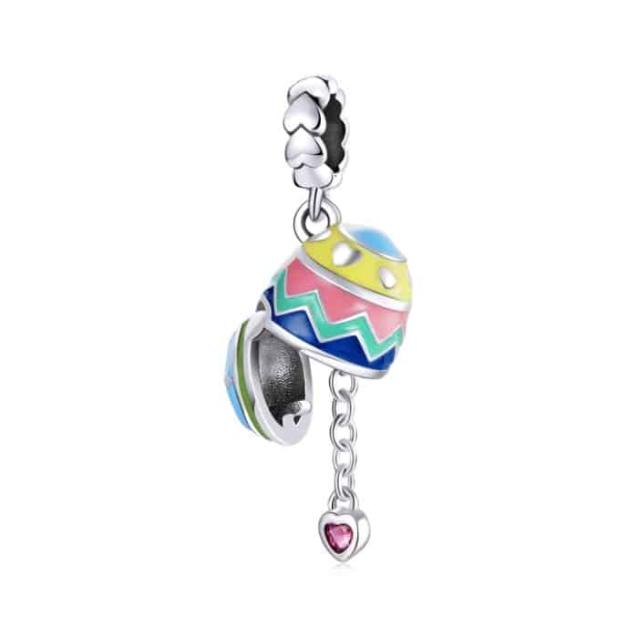 EDA0012369.jpg S925 Sterling Silber Lucky Egg Anhänger DIY Armband Halskette Zubehör – Bild 1