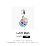 S925 Sterling Silber Lucky Egg Anhänger DIY Armband Halskette Zubehör – Bild 3
