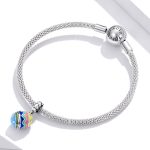 S925 Sterling Silber Lucky Egg Anhänger DIY Armband Halskette Zubehör – Bild 7