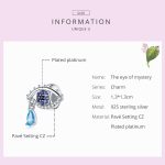 S925 Sterling Silber Mysterious Eye Beads DIY Armband Halskette Zubehör – Bild 4