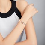 S925 Sterling Silber Büroklammer Love Damen Armband Schmuck – Bild 9