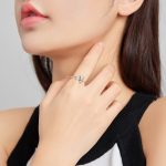 Offener Ring mit niedlicher Katze aus S925-Sterlingsilber für Damen – Bild 7