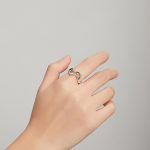 S925 Sterling Silber Galaxy Stars Frauen Open Ring – Bild 7