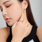 S925 Sterling Silber Galaxy Stars Frauen Open Ring – Bild 8