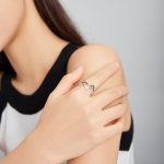 S925 Sterling Silber Galaxy Stars Frauen Open Ring – Bild 9