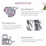 S925 Sterling Silber Marienkäfer Anhänger DIY Armband Halskette Zubehör – Bild 5