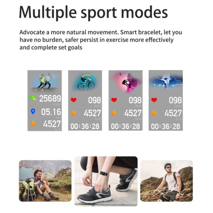 X4 1,14 Zoll HD-Bildschirm Bluetooth-Kopfhörer-Smart-Armband, unterstützt Schlafüberwachung/Körpertemperaturüberwachung/Herzfrequenzüberwachung – Bild 14