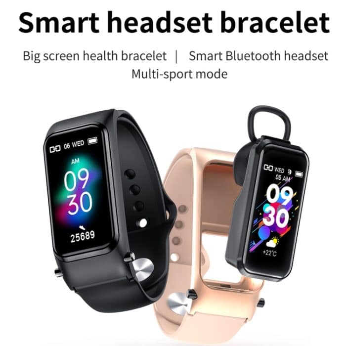 X4 1,14 Zoll HD-Bildschirm Bluetooth-Kopfhörer-Smart-Armband, unterstützt Schlafüberwachung/Körpertemperaturüberwachung/Herzfrequenzüberwachung – Bild 3