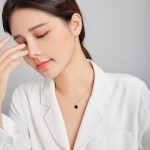 S925 Sterling Silber Schwarzes Herz Frauen Nacklace Schmuck – Bild 8