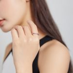 S925 Sterling Silber Einfacher bunter Zirkon Damenring – Bild 8