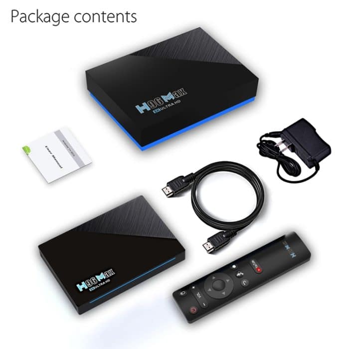H96 Max 8K Smart TV BOX Android 11.0 Media Player mit Fernbedienung, Quad Core RK3566, RAM: 4 GB, ROM: 32 GB, Dual Frequency 2,4 GHz WiFi / 5G, 4GB+32GB, US Plug, 4GB+32GB, EU Plug, 4GB+32GB, UK Plug, 4GB+32GB, AU Plug – Bild 16