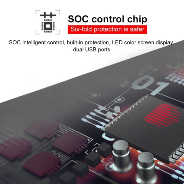 MPPT-Solarregler 12 V/24 V/48 V, automatischer Identifikations-Laderegler mit doppeltem USB-Ausgang, 10A, 20A, 30A, 40A, 50A, 60A, 80A – Bild 12