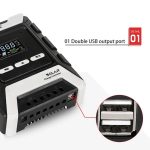 MPPT-Solarregler 12 V/24 V/48 V, automatischer Identifikations-Laderegler mit doppeltem USB-Ausgang, 10A, 20A, 30A, 40A, 50A, 60A, 80A – Bild 5